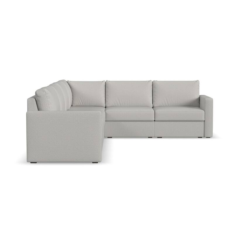 Flex 6-seat Upholstered Modular Sectional by Flexsteel - 134" x 35" x 103"