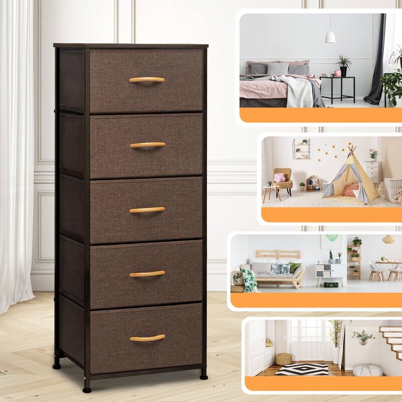 Pellebant 5 Drawers Vertical Storage Tower Organizer