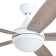 preview thumbnail 31 of 30, Copper Grove Mills 52-inch Modern White LED Ceiling Fan with Remote