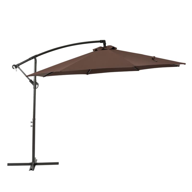 Weller 10-foot Offset Cantilever Hanging Patio Umbrella