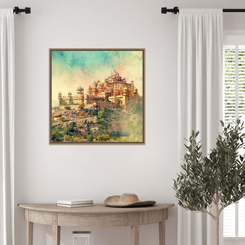 The Grand Fort I by Tradelink inhouse artist Framed Canvas Wall Art Print