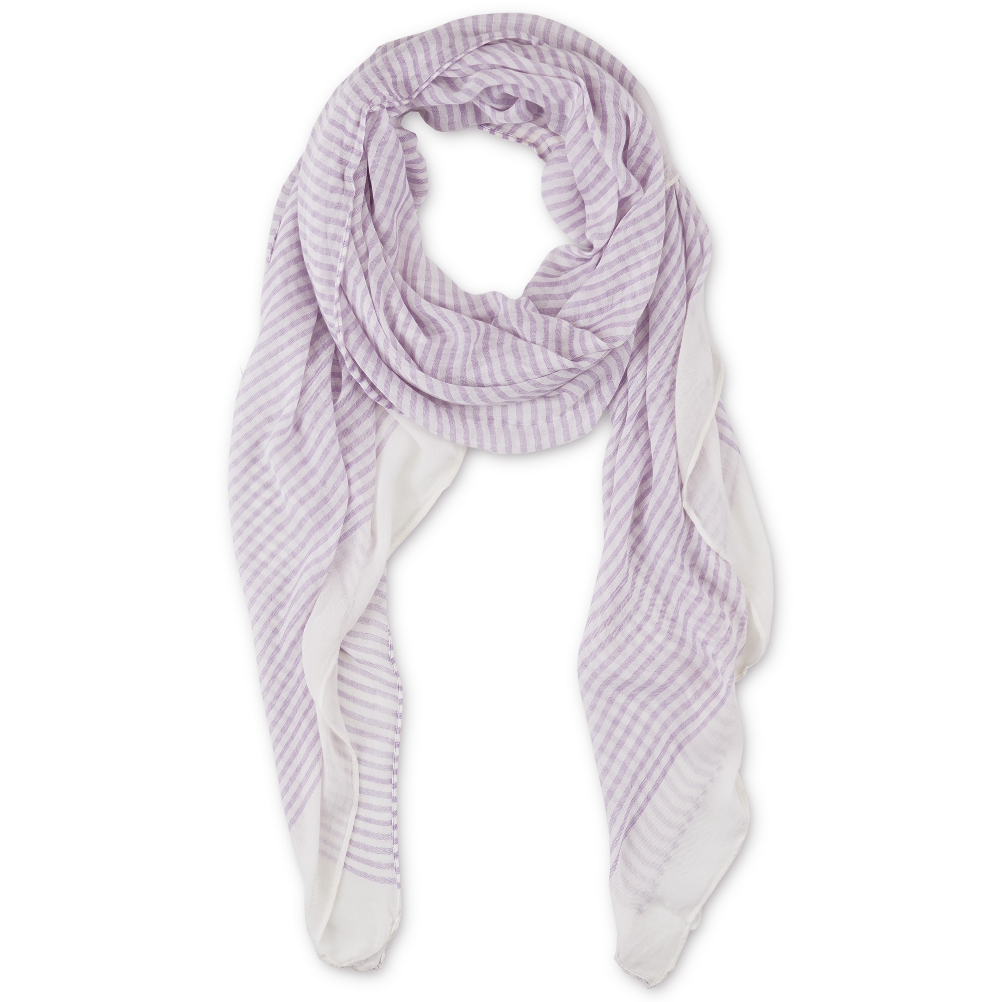 Tiny Stripe Insect Shield Scarf - Turquoise
