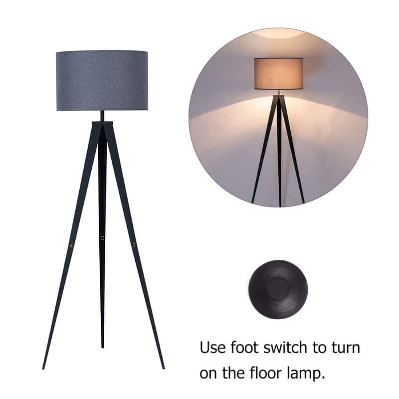 ROSEN GARDEN Floor Lamp, Modern Reading Light, Bulb Not Included