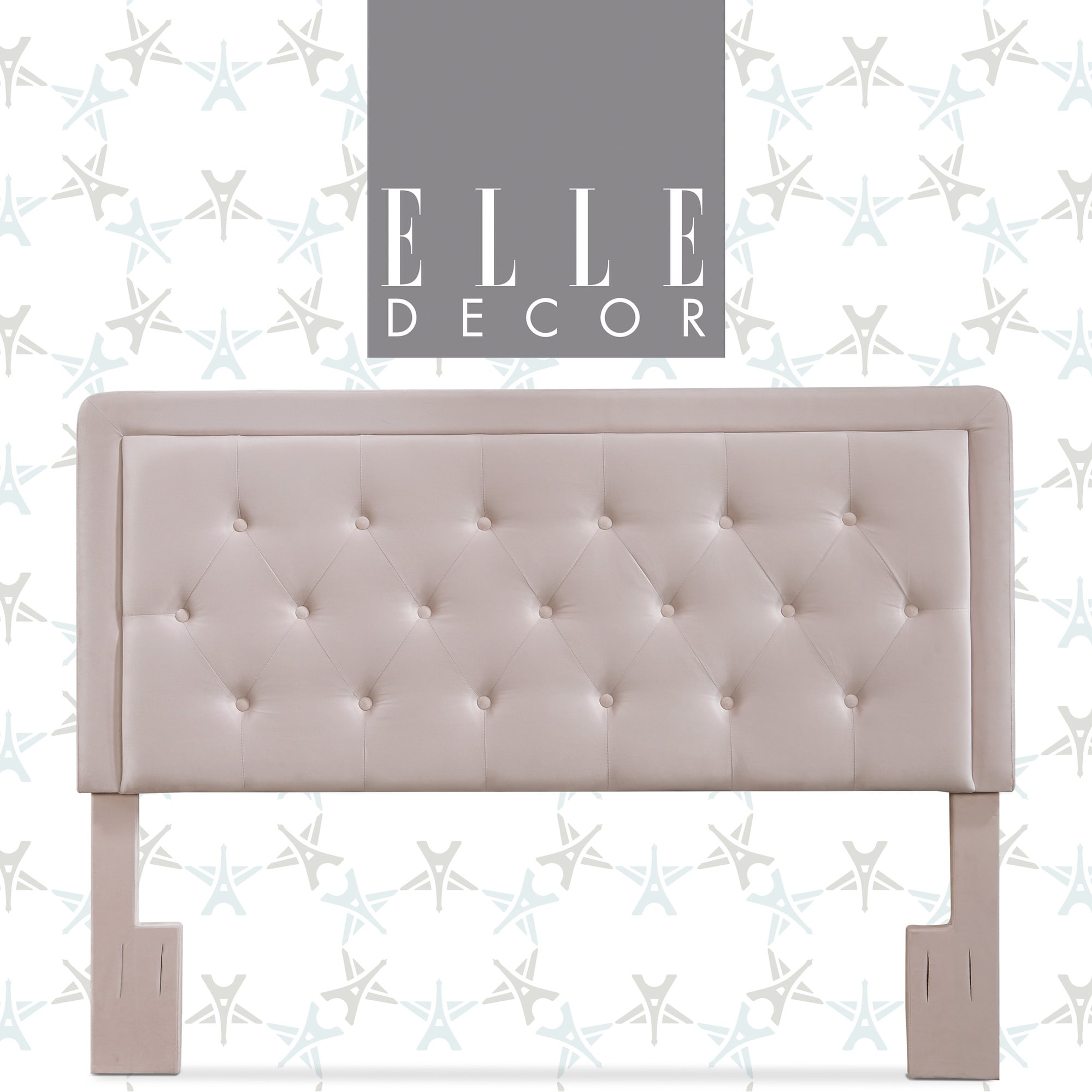 Mauve headboard deals
