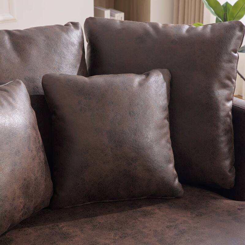 55.1" W Accent Barrel Chair,Modern Oversized Sofa Chair with 5 Pillows