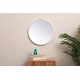 preview thumbnail 2 of 9, Elegant Lighting Eternity 18" Diameter Circular Beveled Metal Framed