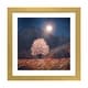 preview thumbnail 9 of 18, iCanvas "Lone Tree And Full Moon II" by Viviana Gonzalez Gold - 16x16x1