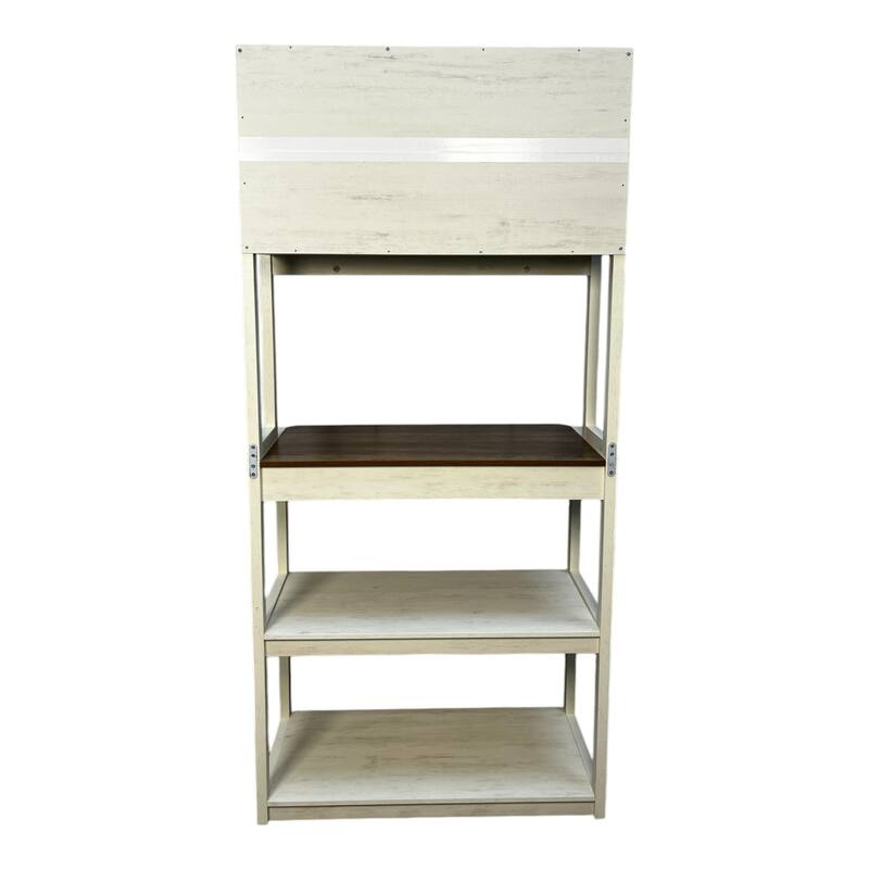 39.37" 5-Tier Bakers Rack for Kitchen with Storage, Coffee Bar, Kitchen Shelves, Microwave Stand