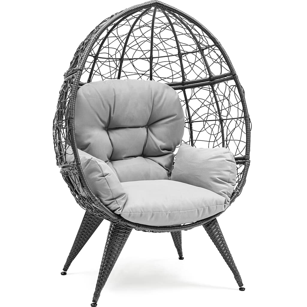 Egg chair with bracket