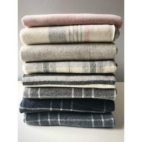 Cashmere and Italian wool Overstized Throw