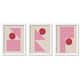 Pink Color Blocks Roseanne Kenny Abstract 2 - 3 Piece Framed Gallery ...