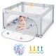 preview thumbnail 4 of 39, Costway Baby Playpen Infant Large Safety Play Center Yard w/ 50 Ocean - See Details Grey