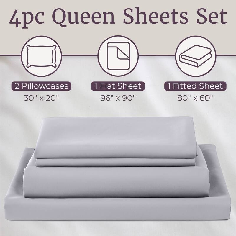 Wrinkle Resistant Brushed Microfiber Sheet Set by Windsor Home
