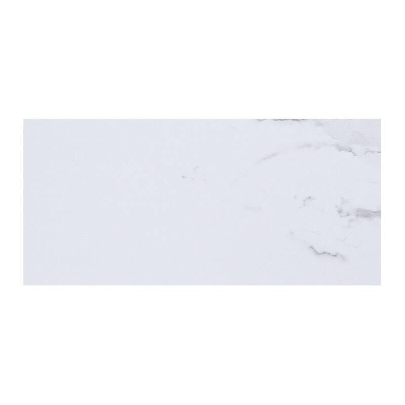Palisade Vinyl Wall Tile - Carrara Marble - 4.5x11in Sample