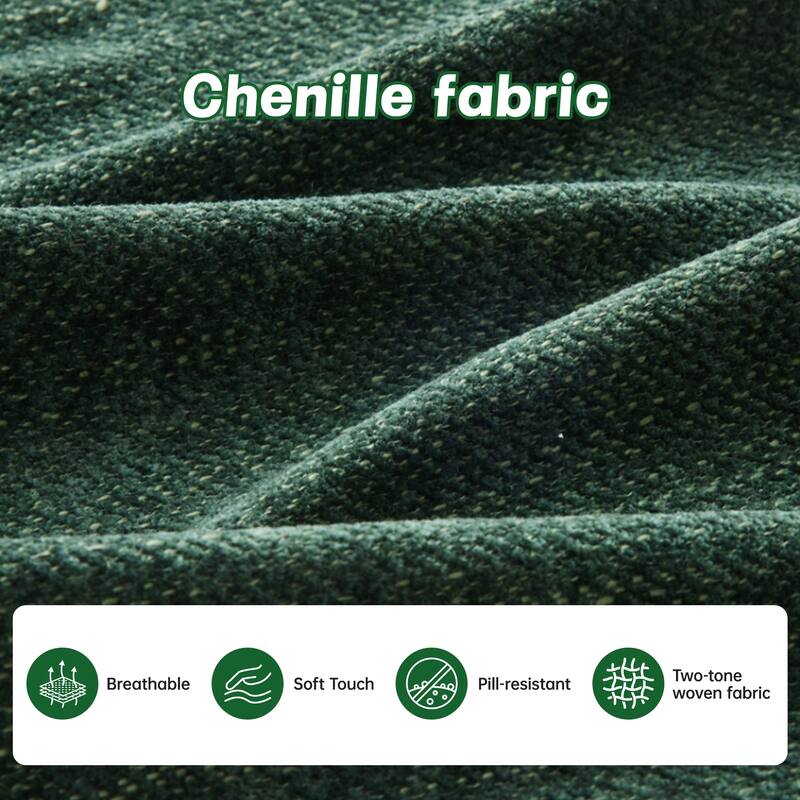 Modular Chenille Tufted Sofas Fits Bedroom, Living Rooms