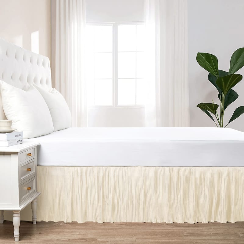 Serenta 18 Inch Drop Diamond Square Matching Bed Skirt