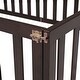 preview thumbnail 5 of 4, Full Size Wood Daybed Frame with Fence, Walnut