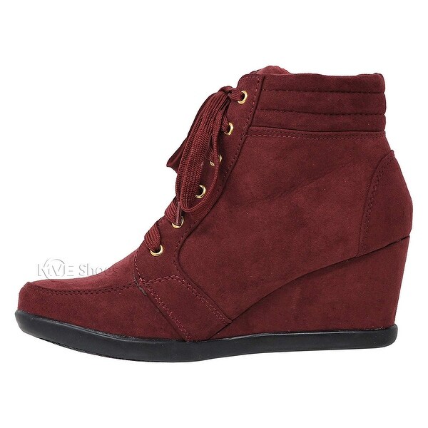 yellow box womens wedge shoes