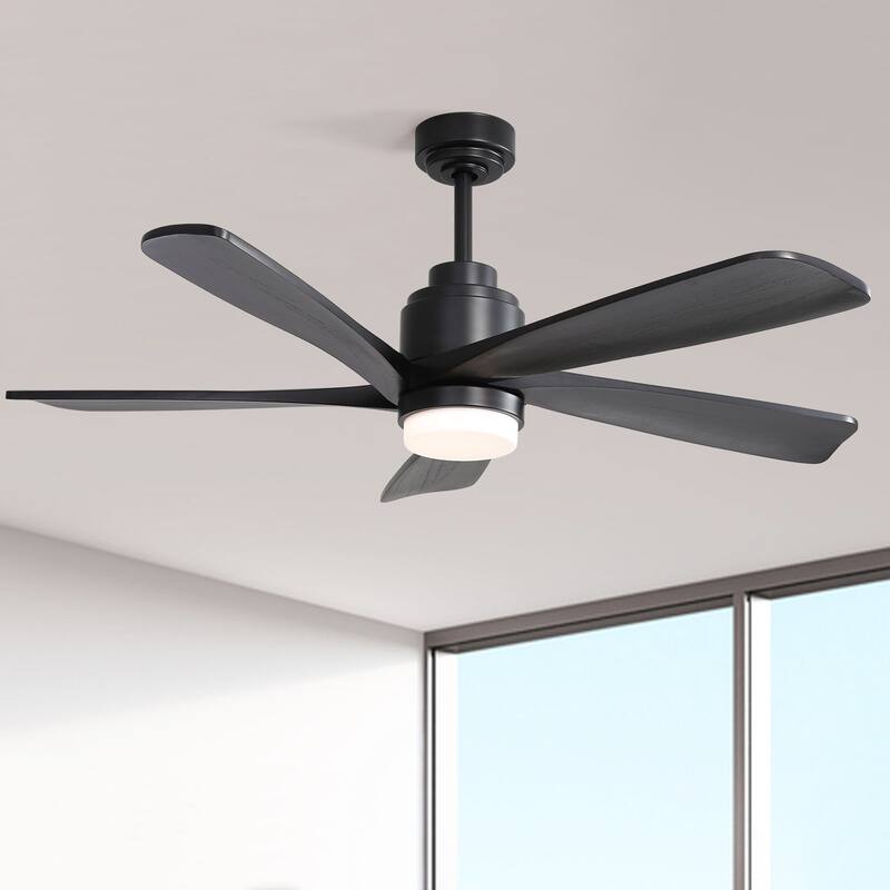 Modern Ceiling Fan With Light Smart Life APP Remote Control Timer For Alexa Google Bedroom Farmhouse