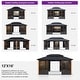 preview thumbnail 51 of 62, PURPLE LEAF Double Top Outdoor Sunroom Screen House Patio Hardtop Gazebo