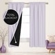 preview thumbnail 109 of 117, Deconovo 100% Full Blackout Double-Layer Rod Pocket Curtains (2 Panels)