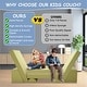 preview thumbnail 4 of 10, DoCred Kids Play Couch Sofa Set, Modular Toddler Sofa