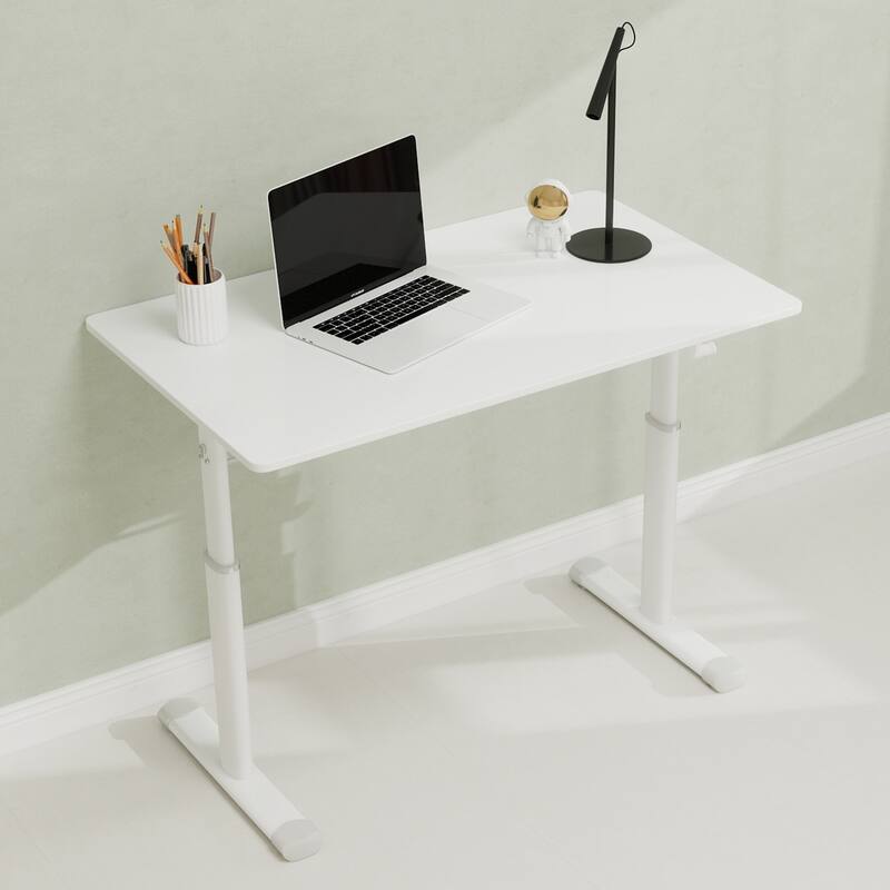 GDFStudio - 39.37"W Ergonomic Adjustable Computer Desk