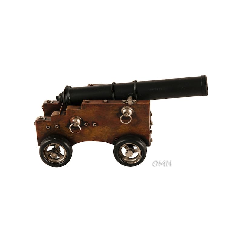 Handmade Warship Cannon Model