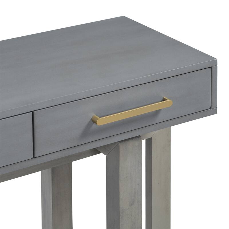 Elegant Console Table with Three Drawers,Extra Long Entryway Table