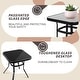 preview thumbnail 12 of 24, Solaura 3-piece Outdoor Patio Rocking Chairs Conversation Bistro Set