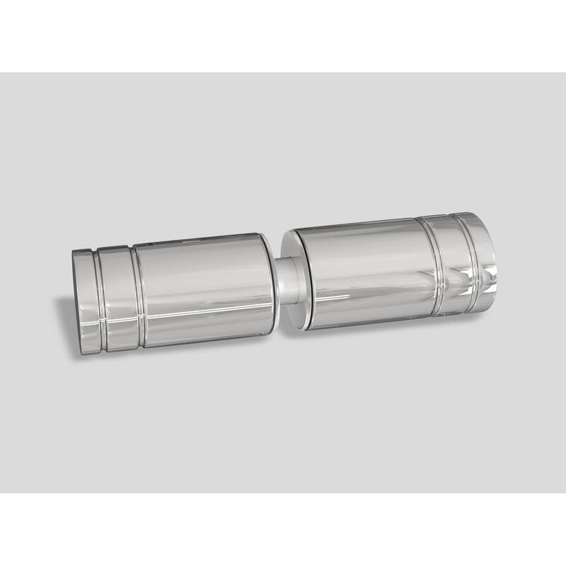 Glass Warehouse 58.25" x 57.25" Frameless Shower Bath Door - Wall Hinge