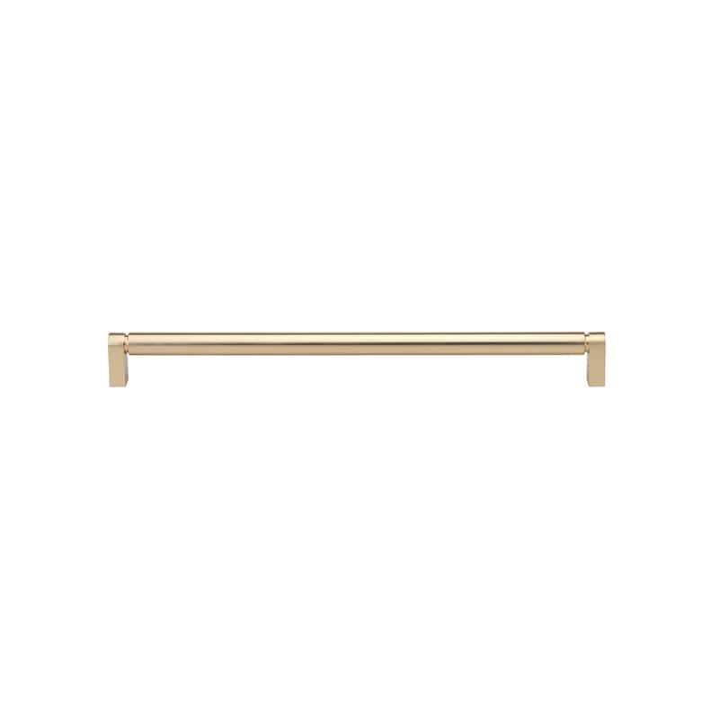 GlideRite 12-5/8 Inch 320mm Center to Center Solid Smooth Cabinet Bar Pull - 4787-320 - Pack of 5 - Champagne Gold