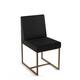 Option Charcoal Grey Bouclé Polyester / Bronze Metal
