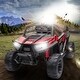 preview thumbnail 2 of 11, Black Red Versatile kid Ride On UTV, Electric Car wFront LED Lights&Horn, Single Seat, Safety Belt, Forward/ Reverse Function