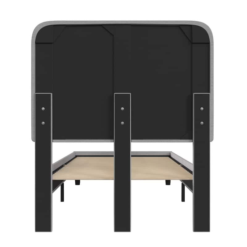 Upholstered Platform Bed with headboard