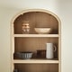 preview thumbnail 10 of 40, Middlebrook Designs 3 Shelf Open Arched Bookcase Cabinet