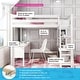 preview thumbnail 2 of 16, Max and Lily Twin High Loft Bed with Bookcase and Desk