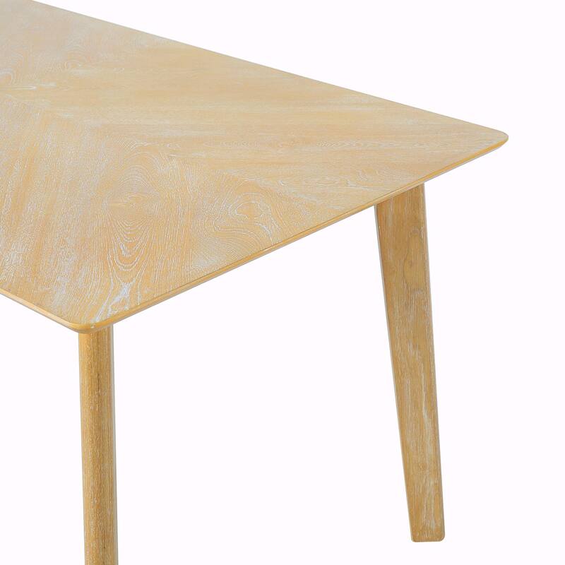 ​Farmhouse Kitchen Set - Table, 4 Chairs & Bench