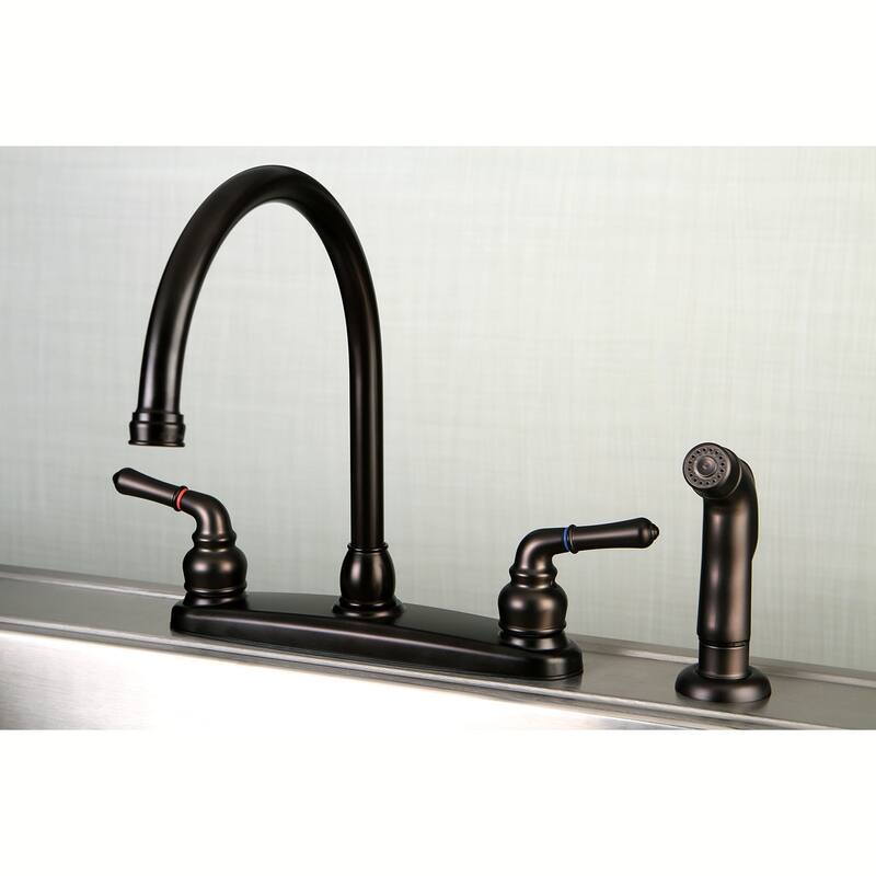 Kingston Brass Magellan 8 in. Centerset Kitchen Faucet with Sprayer