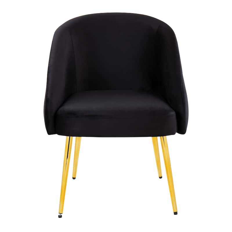 Silver Orchid Porter Accent Chair - Black