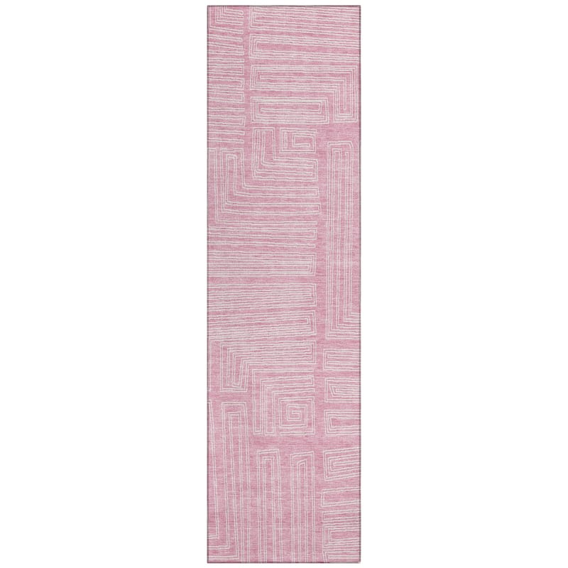 Machine Washable Indoor/ Outdoor Contemporary Stack Chantille Rug