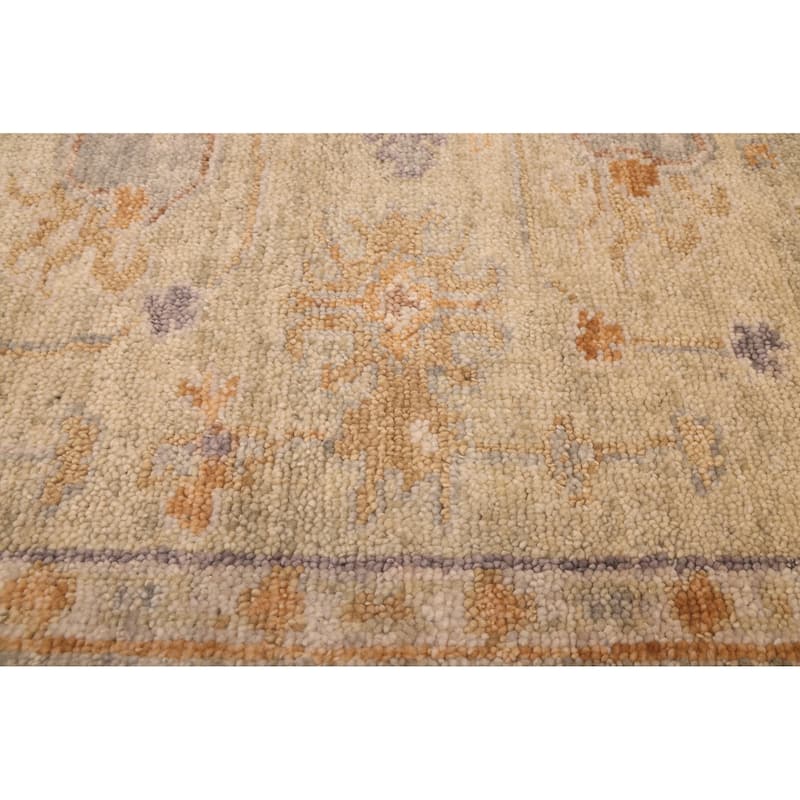 ECARPETGALLERY Hand-knotted Jules Serapi Light Olive Green Wool Rug - 7'11 x 9'11