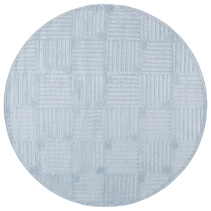 SAFAVIEH Selena Margreth Modern & Contemporary Rug - 6'7" Round - Blue