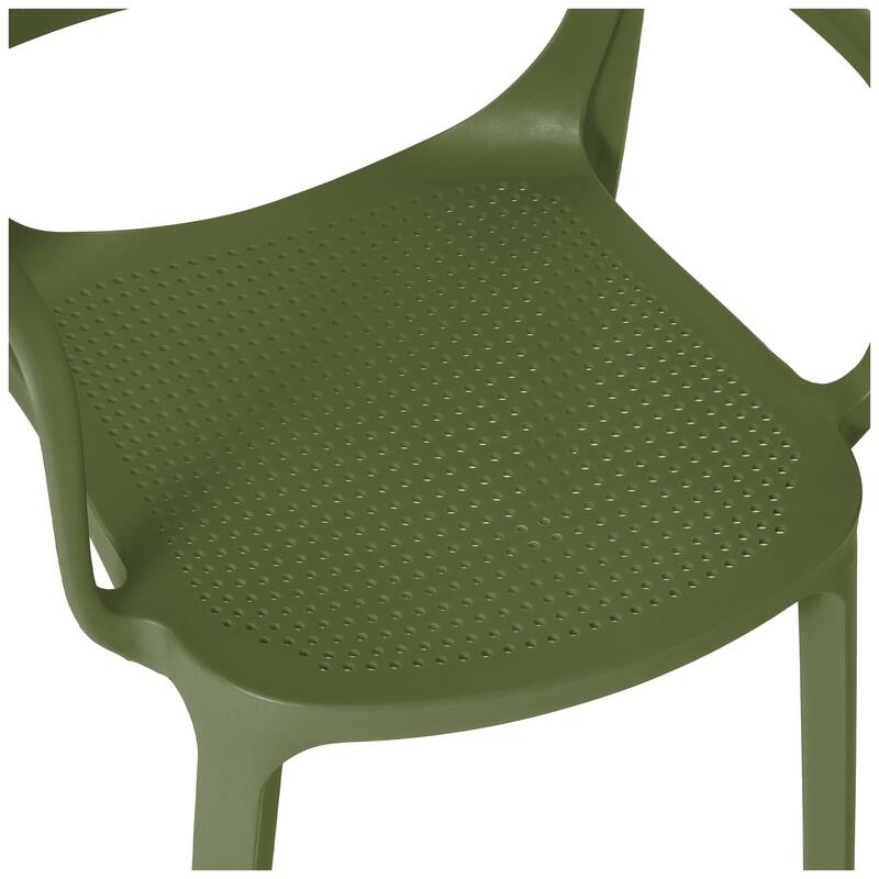 Frond and Form Outdoor Stacking Dining Armchair (Set of 2)