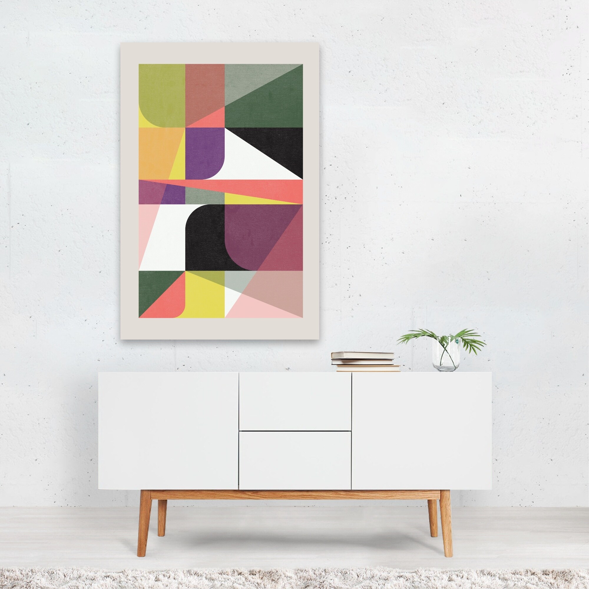 Shop Porto Portugal Abstract Geometric Metal Wall Art Print