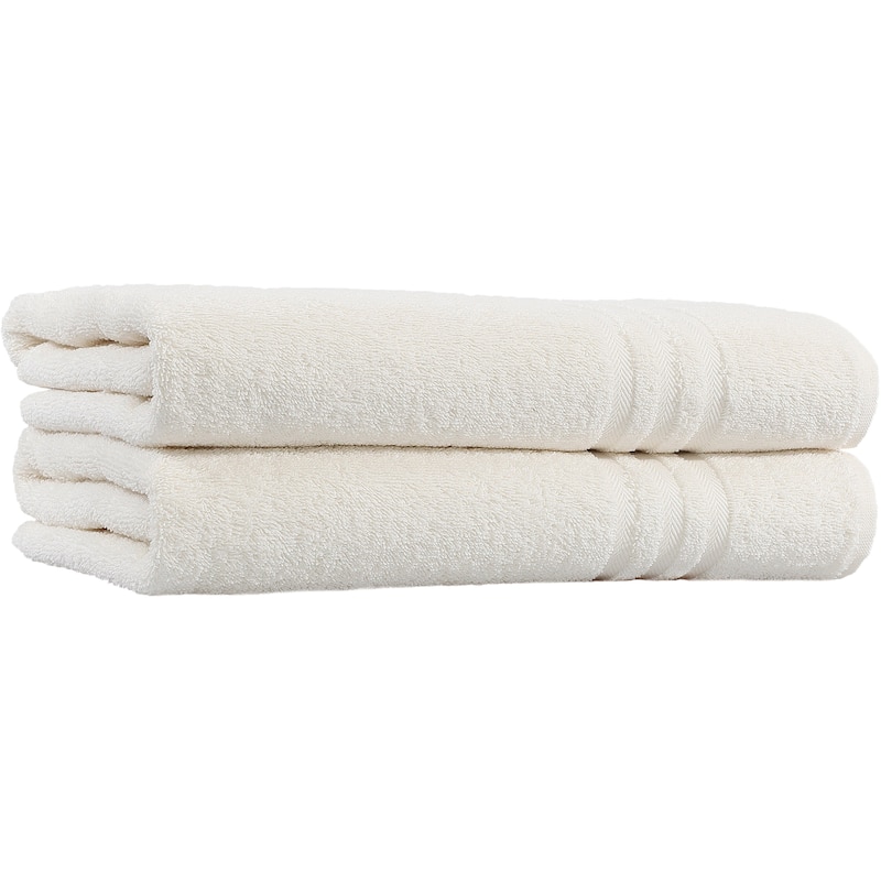 Copper Grove Steeprock Turkish Cotton Terry Bath Towel - Cream