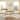 Spruce & Spring Extendable Dining Table Set with Woven Rattan Dining Chairs