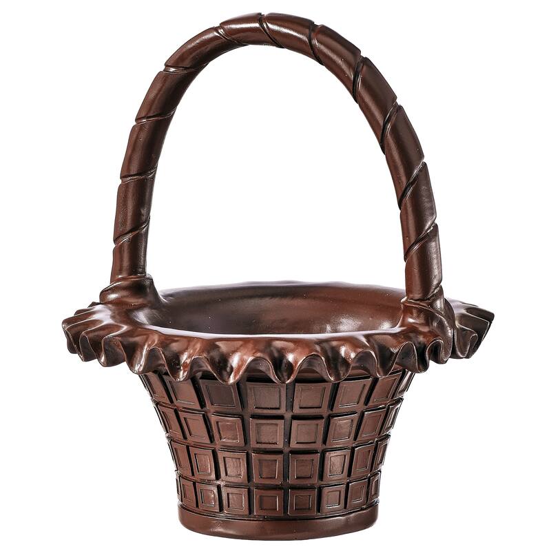 10" Resin Chocolate Easter Basket