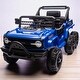 preview thumbnail 22 of 26, 12V 6-Wheel Electric Truck for Kids, Remote Control, 4 Motors, Bluetooth, MP3, LED Lights, 3-5 Years Blue
