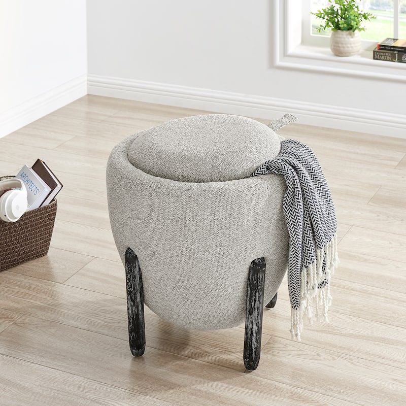 NPD Furniture Murphy Storage Ottoman
